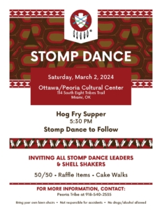 Stomp Dance @ Ottawa/Peoria Cultural Center