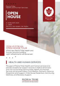 Health and Human Services Open House @ Peoria Tribe Health and Human Services