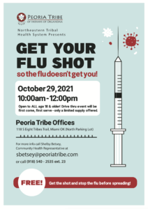 Drive Thru Flu Shot! @ Peoria Tribal Headquarters