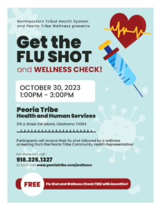 Flu Shot and Wellness Check @ Peoria Tribe Health and Human Services